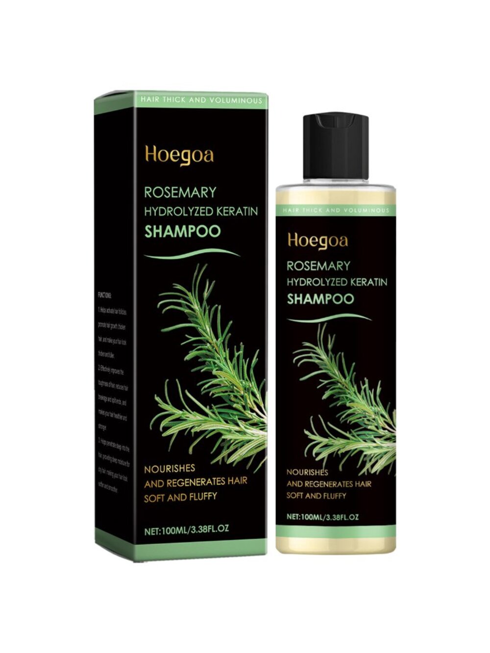 HOEGOA Rosemary Frizz Control Shampoo 100ml Box